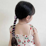 1/4pcs Elastic Telephone Wire Hair Ties Women Girls Star Hair Bands Spiral Coil Rubber Band Ponytails Head Rope Hair Accessories