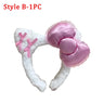 Kawaii Anime Cartoon Fashion Cat Hairband Bow Plush Hair Accessories Decorate Creative Personality Fashion Birthday Gift