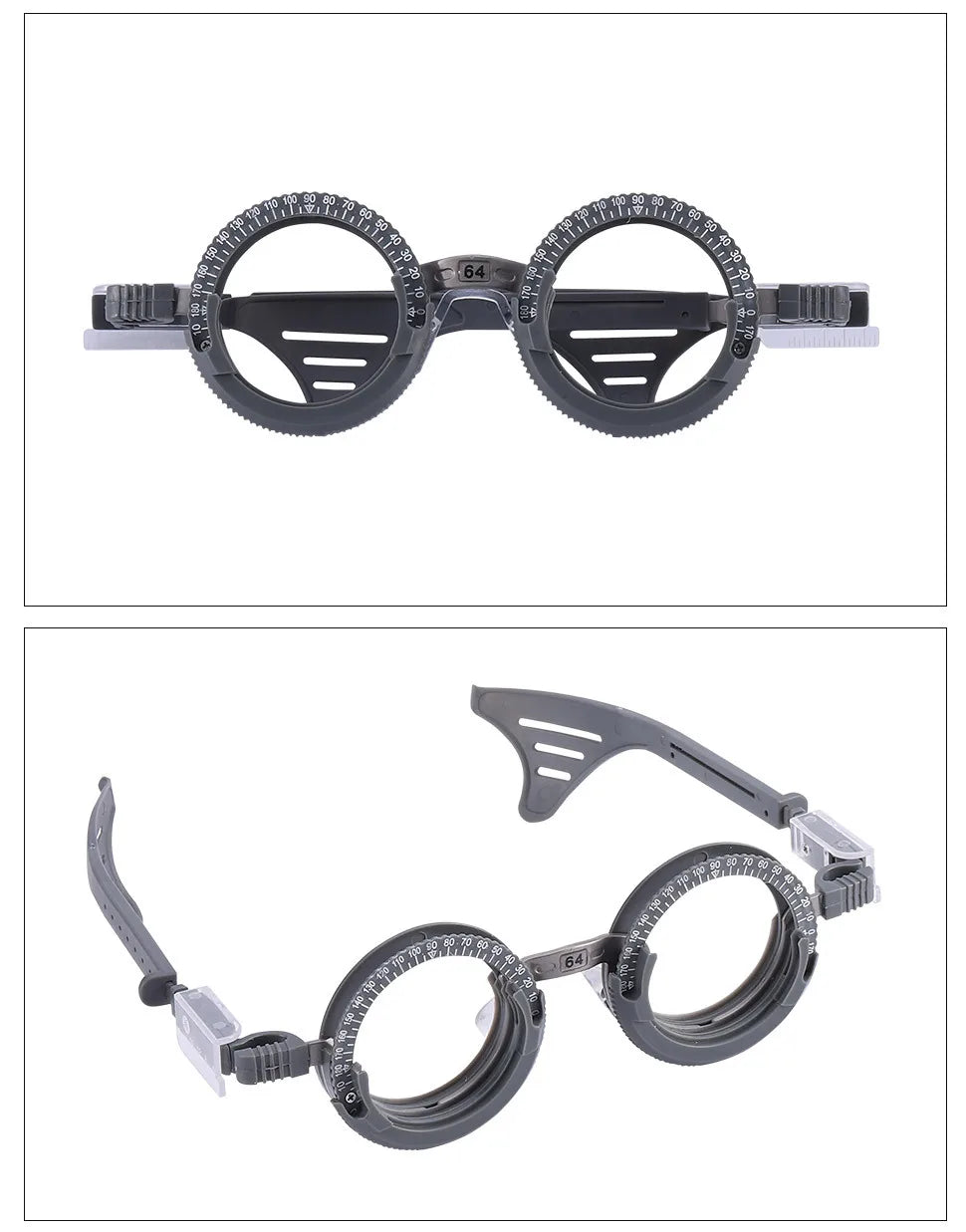 Pure Titanium Trial Frame Optometry Frame Multi Pupil Adjustable Lens Leg Eye Distance Measurement 3 Lenses By Dhoptical