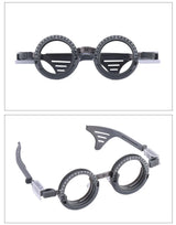 Pure Titanium Trial Frame Optometry Frame Multi Pupil Adjustable Lens Leg Eye Distance Measurement 3 Lenses By Dhoptical