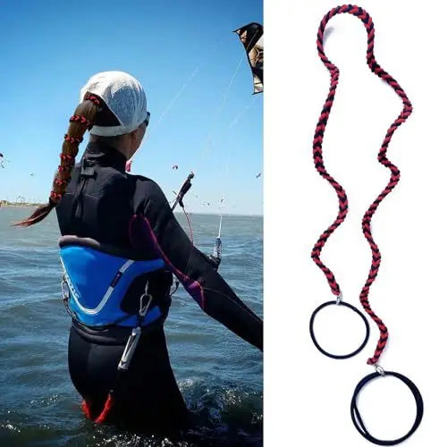 Elastic Hair Ties Ponytail Holders Colorful Gym Sports Hair Bands Spiral Long Pony Tial Wrap for Women Thick Hair for Wind Water