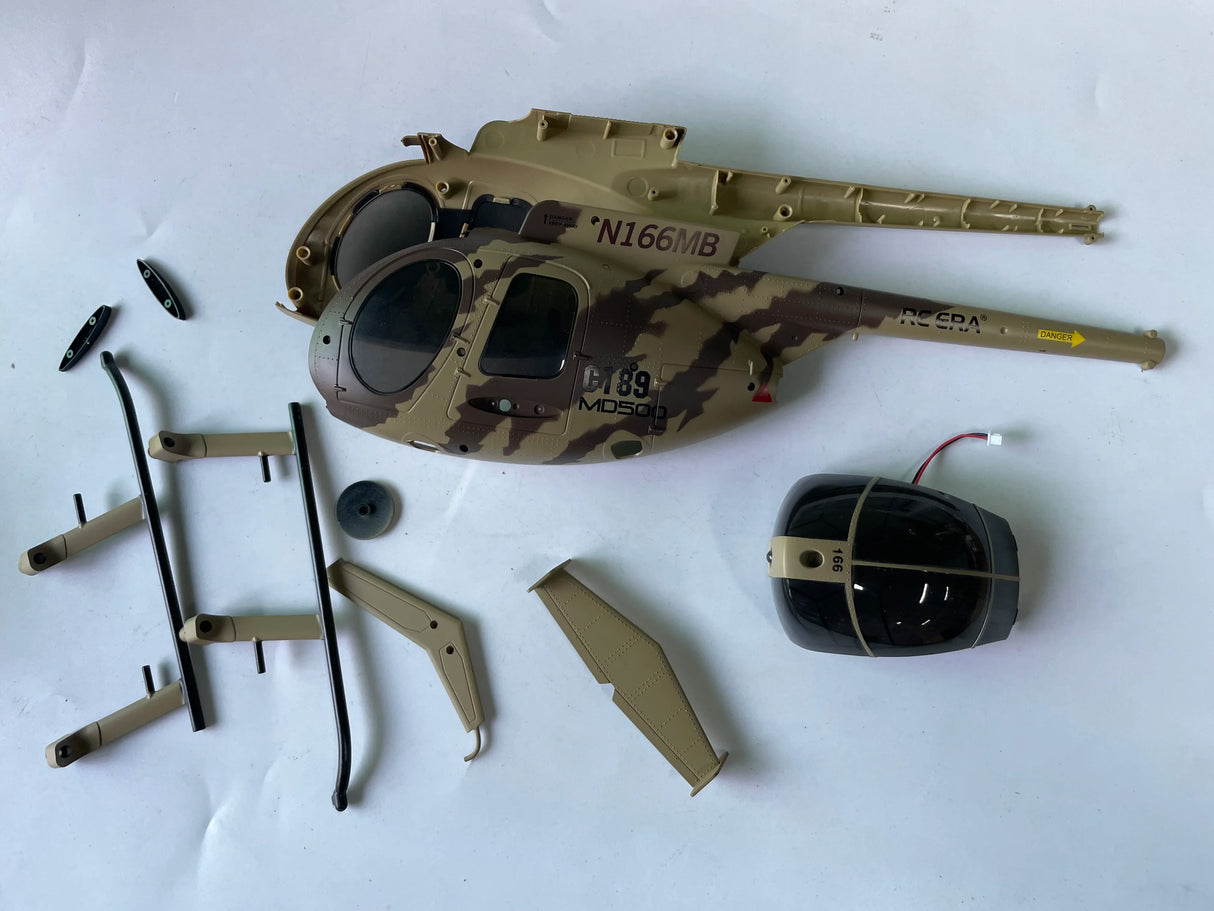 C189 MD500 RC ERA Remote Control Era Bird Helicopter Simulation Helicopter Original Parts Complete Main Motor Steering Gear