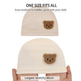 Newborn Baby Turban Hats Spring Autumn Models 0-6 Months Boys Girls 95% Cotton Fetal Hopstial Caps Infant Beanies Accessories