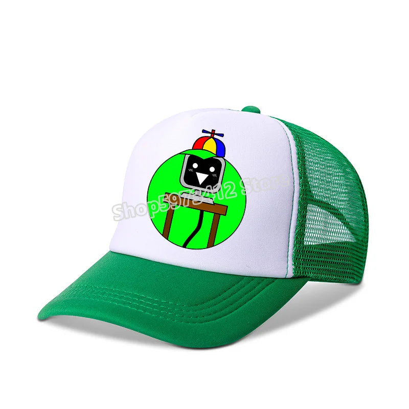 Sprunki Kids Baseball Caps Boys Casuals Hat Game Incredibox Children Sports Sun Hat Adjustable Peaked Cap Bonnet Birthday Gifts