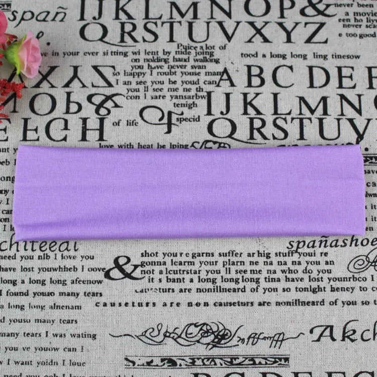 Fashion Sports Headbands for Women Solid Elastic Hair Bands Running Fitness Yoga Hair Bands Stretch Makeup Hair Accessories Hot