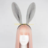 49MF Lovely Bunny Ear Hair Hoop Hair Holder Live Broadcasting Spring Cosplay Party Headwear for Teens Woman