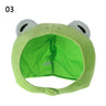 Cute Cosplay Costume Green Headgear Female Beanie Caps Cartoon Winter Autumn Hats Plush Hat Big Frog Eyes Hat Rabbit Bunny Ears