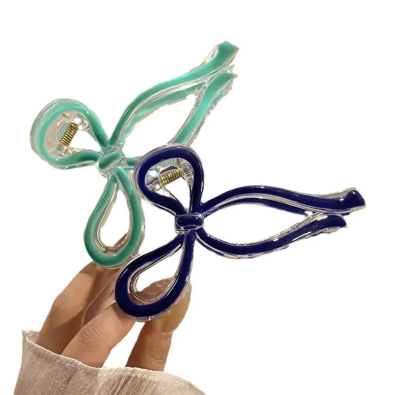 Scissors Shape Hair Claw Clips Women Shark Jelly Clear Hairclip Girl Hairpin Crab Barrette Clamp Hair Accessories
