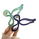 Scissors Shape Hair Claw Clips Women Shark Jelly Clear Hairclip Girl Hairpin Crab Barrette Clamp Hair Accessories
