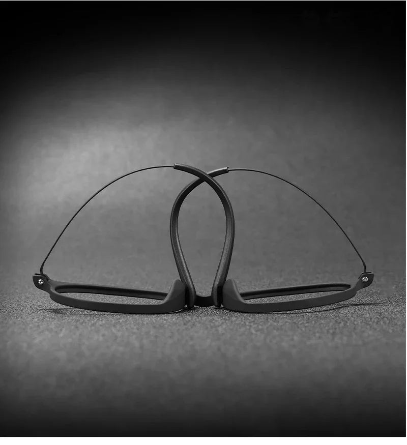 Ultralight Fashion Retro Round Glasses Frames Women TR90 Titanium Optical Prescription Men's Eyeglasses Frame H3050