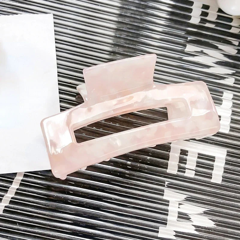 Bilandi Trendy Jewelry Acetate Hair Clip For Women Girl Head Hairpin Resin Hair Claw Headdress Female Hair Accessories