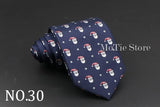 Cute Cartoon Pattern Animal Floral Printed Tie For Men Narrow Slim NeckTie Wedding Red Navy Party Ties Cravat Accessories Gifts