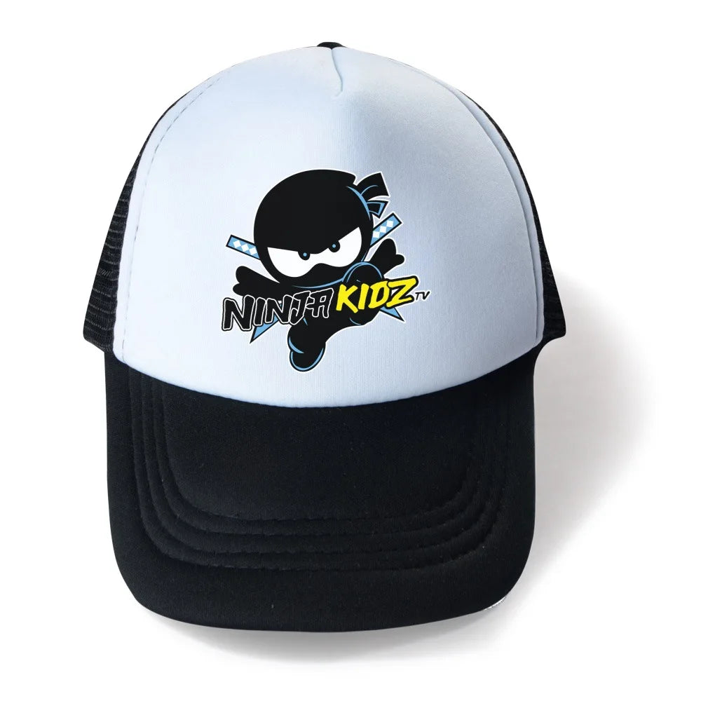 2024 New Cute NINJA KIDZ Baby Hat Kids Boy Adjustable Baseball Caps Boys Girls Hats Children Snapback Hip-Hop Sun Hat