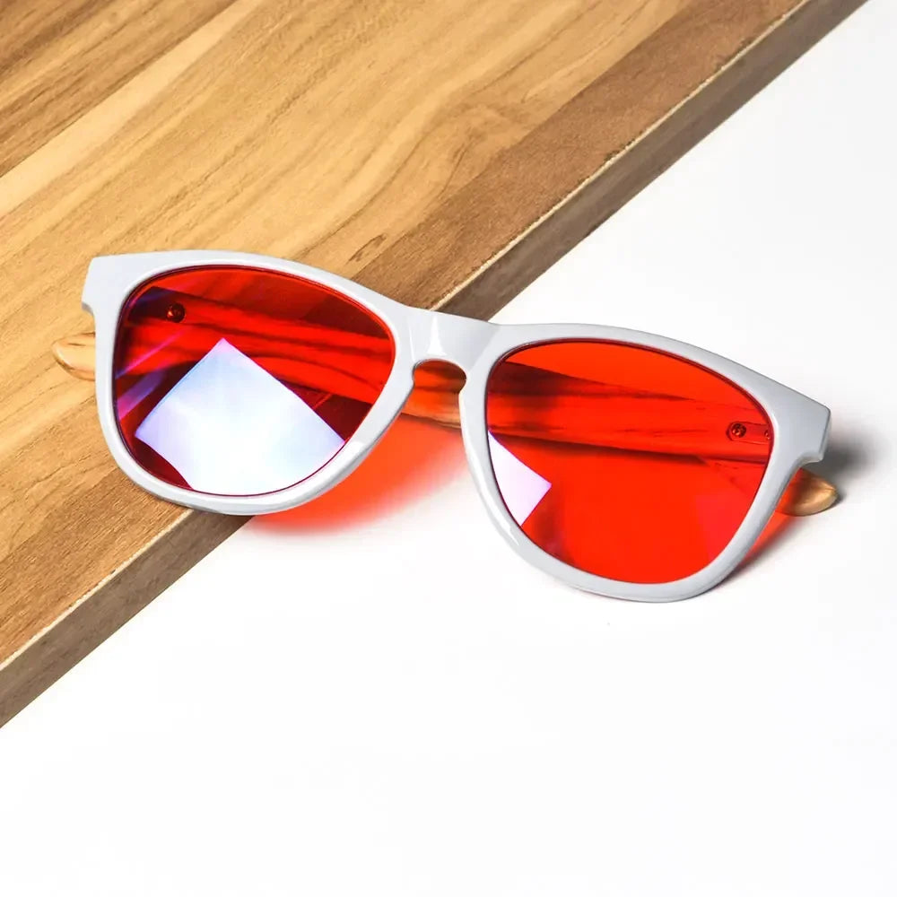 Blue Light Blocking Glasses Red Lenses Glasses for Better Sleep Orange Lens for Long Time Working Not Sunglasses for Outdoor