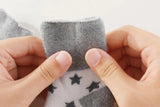 15Pieces New Born Gloves+Hats+Socks Sets Cartoon 100%Cotton Baby Boy Girl Headwear 0-12M Solid Color Infant Supplies Accessories
