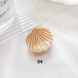 Fashion Shell Hair Claws Hairwear for Women Sweet Cute Mini Shark Clip Crab Clamps Hair Clips Claw Clip Trendy Hair Accessories
