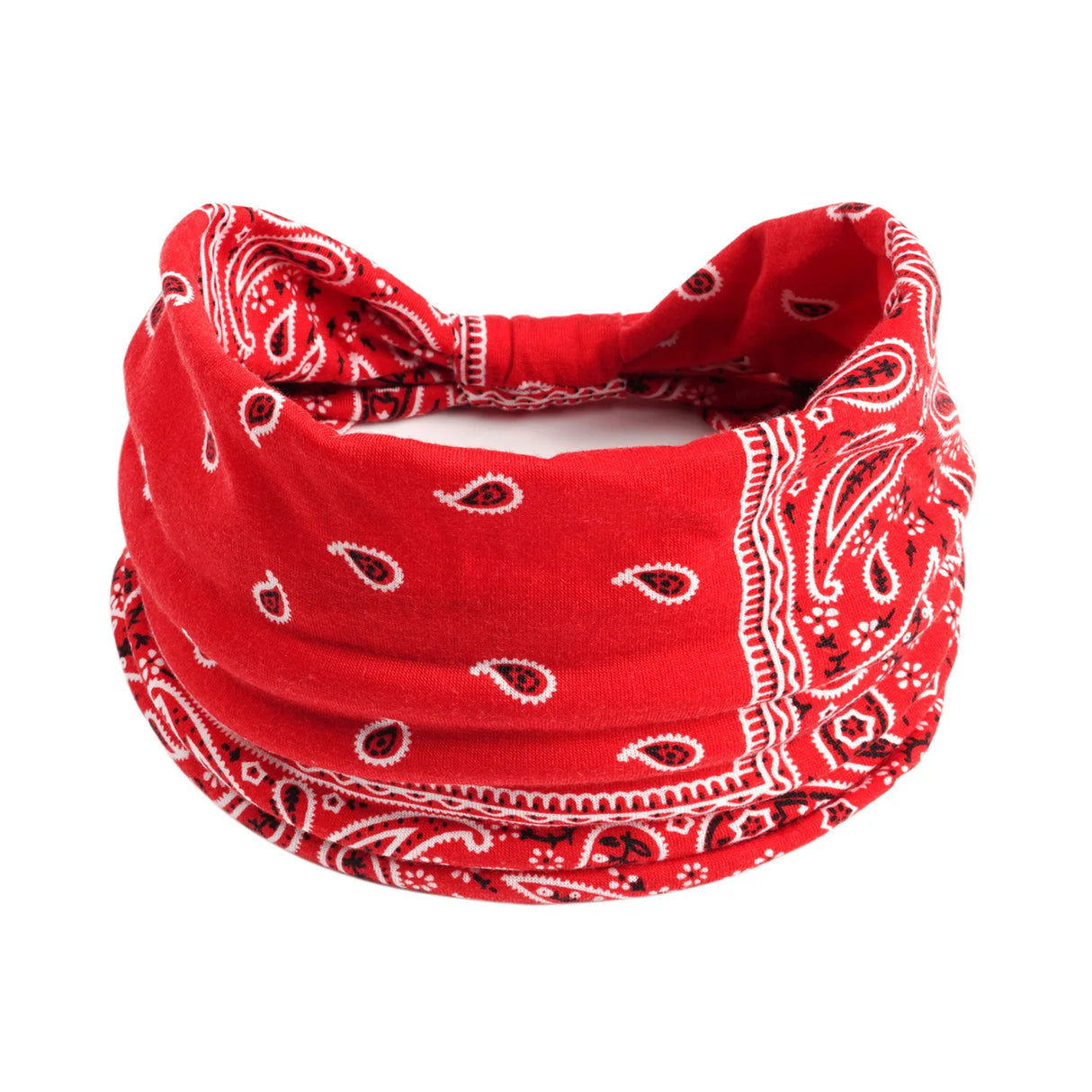 Boho Headbands For Women Fashion Stretch Wide Hair Bands Knoted Turban Yoga Sweatband Elastic Head Bands Stylish Wrap Headbands