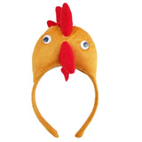 Cartoon Animal Headband Halloween Festival Performance Props Headband Little Penguin Lion Monkey Fish Headbands Hair Accessories