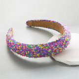 Sweet Donut Candy-Colored Wide Edge Headband for Girls Women Hairband Adult Fashion Hair Headwear Party Jewley Accessories