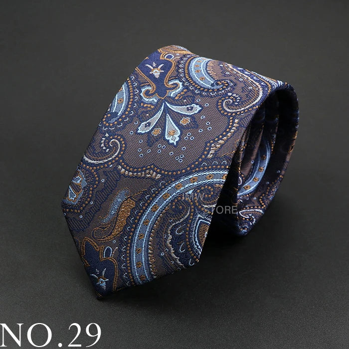 New Design Wedding Men Tie Grey Brown Green Paisley Flower Neckties Men Business Dropshipping Groom Collar Accessories Gift