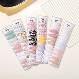 10Pcs/set 2.2'' Printed Embroidery Waterdrop Shape Hair Clips For Cute Girls BB Hairpin Barrettes Headwear Kids Hair Accessories