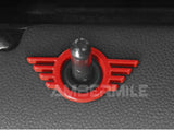 1 piece Metal for Mini Cooper One S F55 F56 F57 F60 R55 R56 R57 Countryman Car Door Lock Pin Wing Emblem Badge Decal