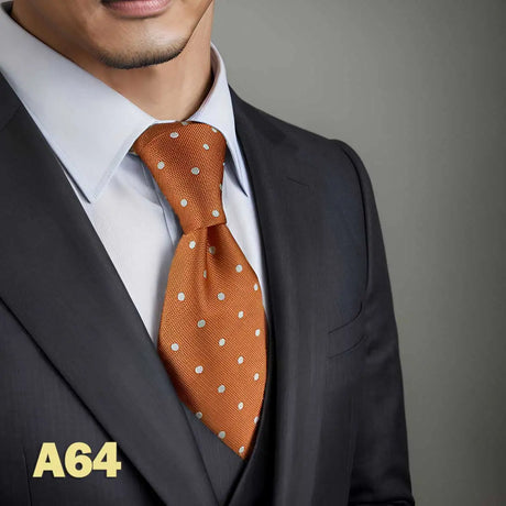 Hot Yellow Brown Men Neckties Classic Suit Formal Dress Wedding School Dropshipping