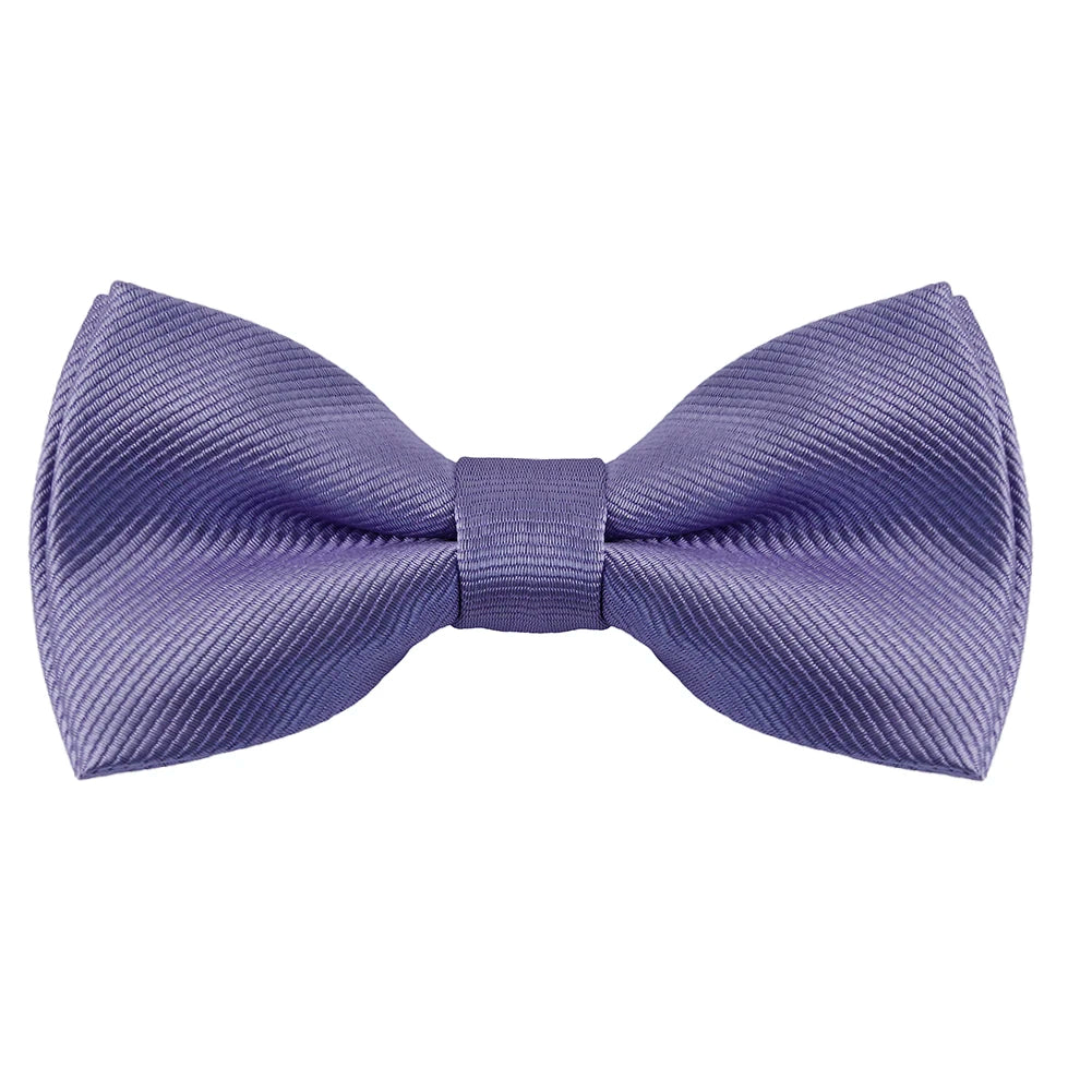 HUISHI Bow Ties For Men Solid Stripe Black Pearl White Bowtie Elegant Mans Bussiness Wedding Party Accessories Butterfly Bow