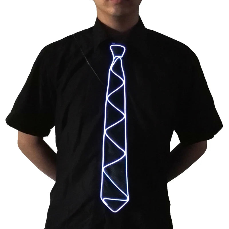 LED Acrylic Bow Tie Light up LED Men Bow Tie Luminous Bow tie Costume Men Ties DJ Dance Glow Decoration Novelty Gift LED Cravat