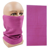 Outdoor Magic Bandana Solid Neon Color Cycling Hiking Scarves Headband Polyester Fashion Neck Cover Fishing Windproof Face Mask