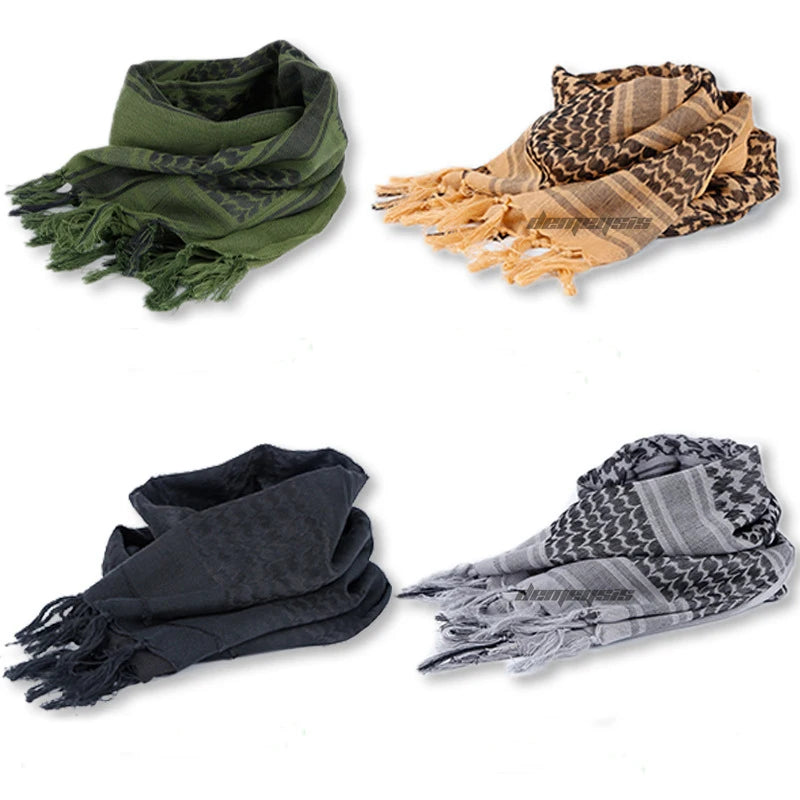 Thick Muslim Shemagh Tactical Desert Arab Scarves Men Women Winter Windy Military Windproof Hiking Scarf