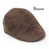 Autumn Winter Women Men Cap Hats Berets British Western Style Wool Advanced Flat Cap Classic Vintage Beret Cap New