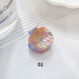 Fashion Shell Hair Claws Hairwear for Women Sweet Cute Mini Shark Clip Crab Clamps Hair Clips Claw Clip Trendy Hair Accessories