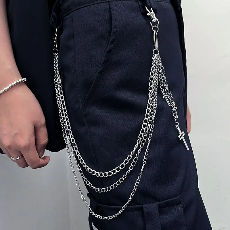Waist chain men and women fashion versatile belt belt decoration jeans hip-hop punk style summer metal chain women