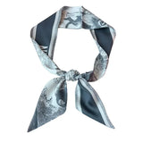 Women's Daily Wear Headbands Bags Handles Silk Scarves Simulated Silk Streamers French Versatile Headbands Scarves Gifts