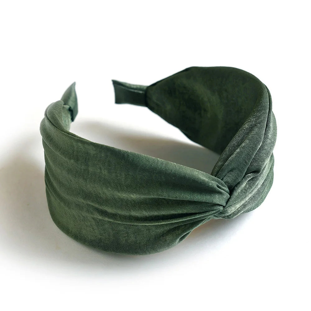 Women Hairbands Wide Female boho ties headband accessories Bow Hair Hoops Headwear Floral Hair Accessories Girl Head Band Lady