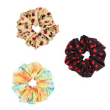 Valentines Hair Ties Heart Hair Scrunchies Elastics Hair Band Ponytail Hair Ropes for Women Girl Valentines Day Hair Accessories