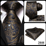 Hi-Tie Purple Solid Paisley Silk Wedding Tie for Men Novelty Design Handky cufflink Gift Men Tie Set Party Business Dropshipping