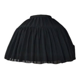 Lolita Adjustable Petticoat Black or White Short Petticoats for Wedding Lolita  Cosplay Woman Girl Dress Underskirt