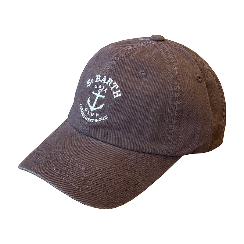 Boat Anchor Embroidered Baseball Cap Female Retro Couple Soft Top Street Peaked Cap Men's Hat