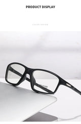 Ultra Light Blue Light Blocking Myopia Glasses Fashion Outdoor Color Changing Sports Near Sight Eyewear Photochromic Eyeglasses