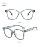 2025 New Fashion Blue Light Blocking Glasses For Man and Women's Glasses Big Square Size High Quality Retro Glasses Frame