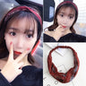 Cross elastic headband chiffon silk headband ladies headband hair accessory sports face wash