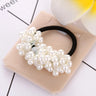 Pearls Beads Hair Ties Elastic Hair Bands For women Hair Rope Scrunchies Ponytail Holders Rubber Hair Accessories