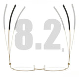 Handmade Round Titanium Glasses Frames 5518 Retro Men Double Beam Round No Screw Eyeglasses Denmark Brand Lightweight Women