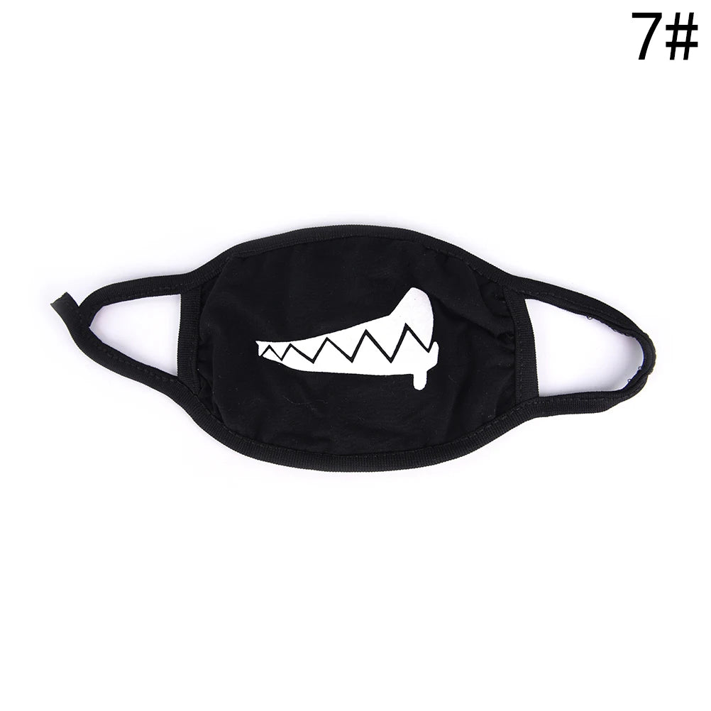 1pc Mouth Face Mask Unisex Cotton Dustproof Mouth Face Mask Anime Cartoon Bear Women Men Muffle Face Mouth Party Masks