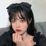 New Big Bow Bezel Headwear Women Headband Girls Vintage Bowknot Hair Bands Wide Hairband Hoop For Hair Accessories