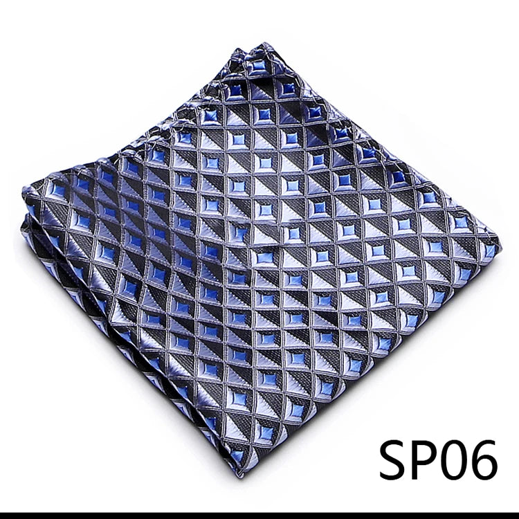 High Grade 2023 New Style Hot sale Silk Handkerchief Black Suit Accessories Solid Men Abraham Lincoln's birthday Pocket Square