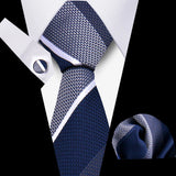 Men Neckties Tie Classic Handkerchiefs Plaid Necktie Cufflinks For Men Blouse Business Wedding Accessories Woman Collar Man Gift