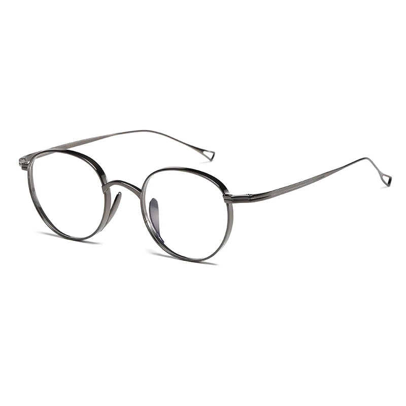 2015 Round Eyeglass Titanium Retro Square Glasses Frames Men Women Eyeglasses Frames Eyewear Business Korean Spectacles Frame